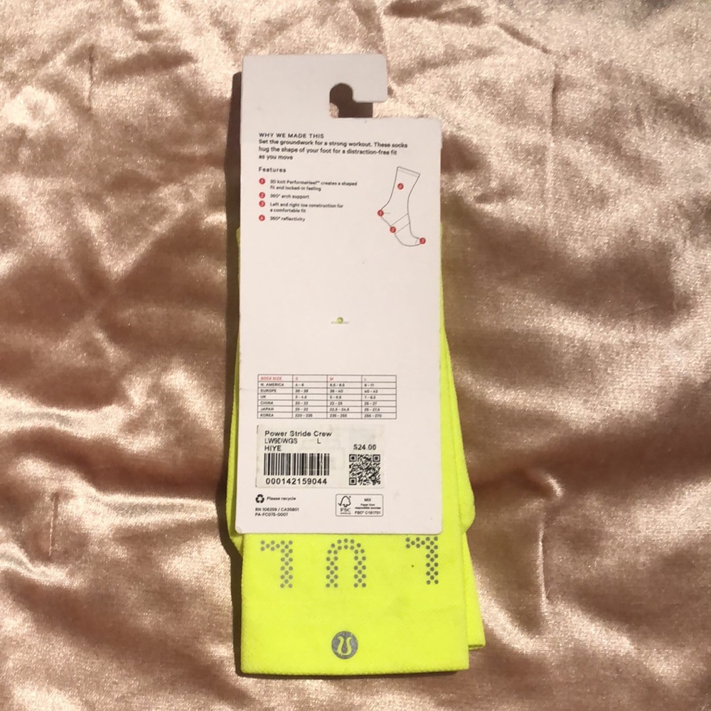 LULULEMON power stride crew socks - Picture 5 of 6